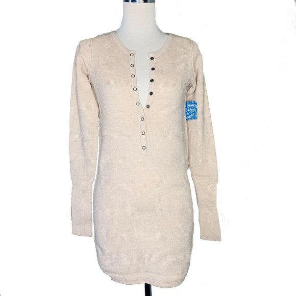 Free People Tops - Free People Womens Small S Think Thermal Henley